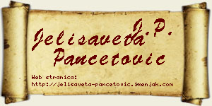 Jelisaveta Pančetović vizit kartica